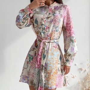 Zara Zimmerman Linen Floral dress